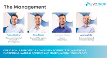 Swiss Startup - Evodrop Team Image