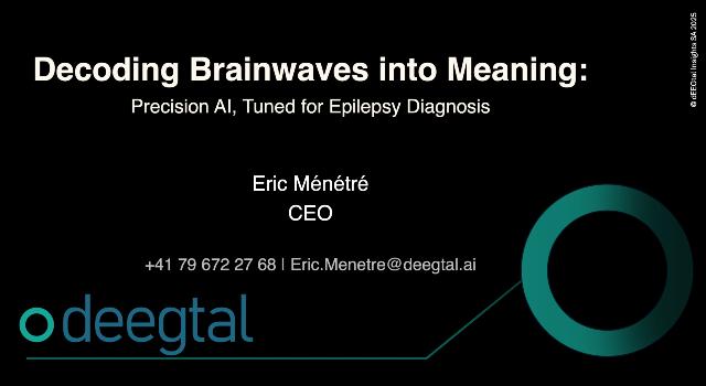 Swiss Startup - dEEGtal Insight Profile Main Image