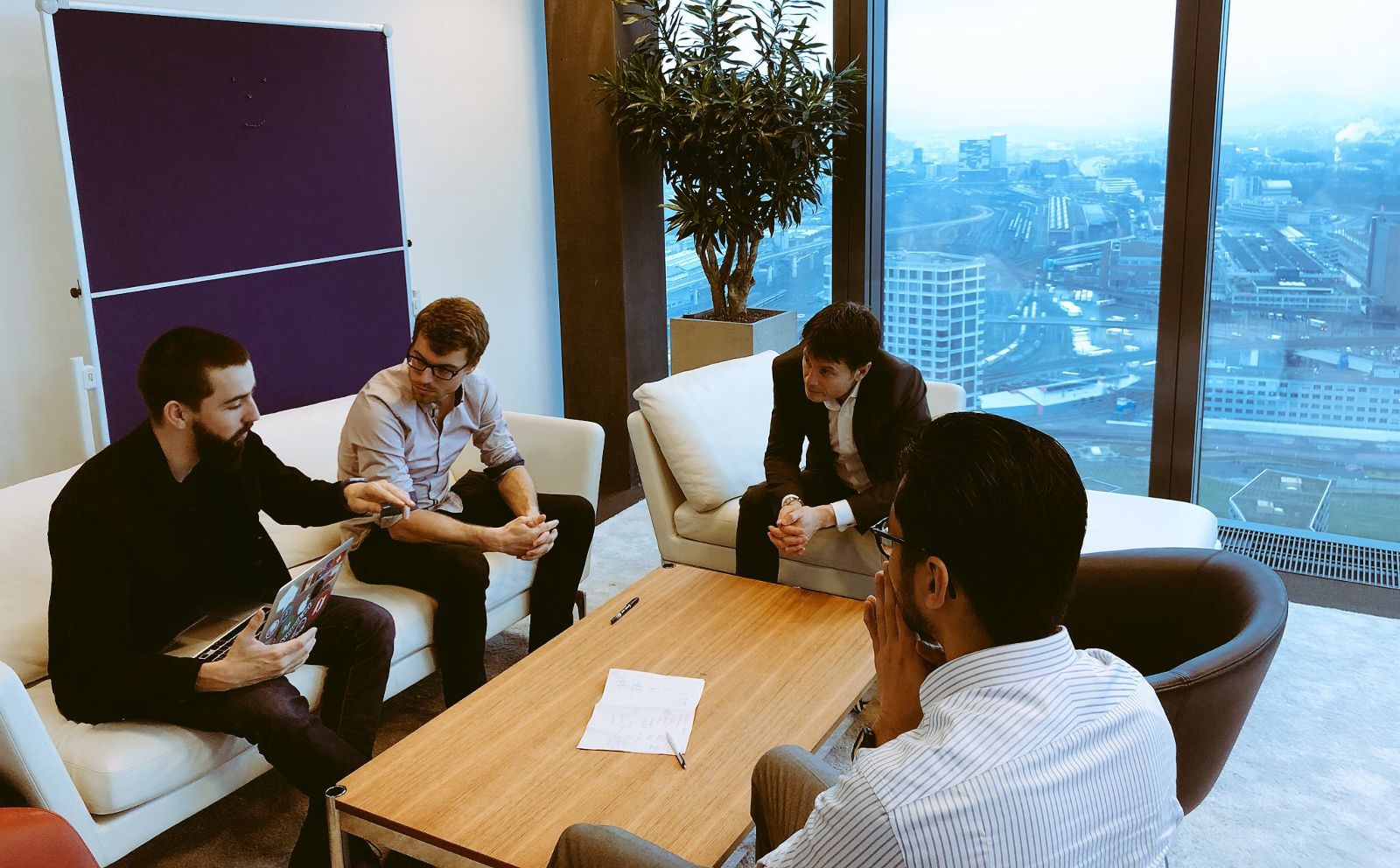 Workshop attendees hard at work