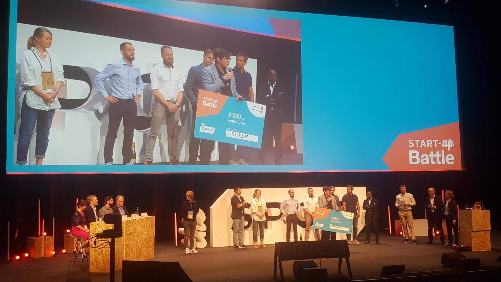 Spalk.tv winners of THE SPOT pitch competition 2019